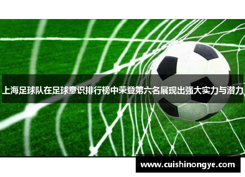 上海足球队在足球意识排行榜中荣登第六名展现出强大实力与潜力