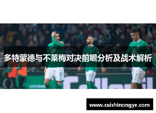 多特蒙德与不莱梅对决前瞻分析及战术解析